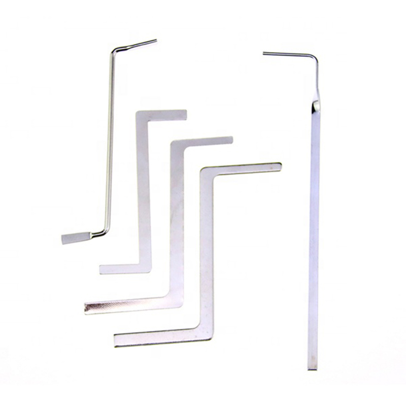 set of 17 stainless steel hooks 8